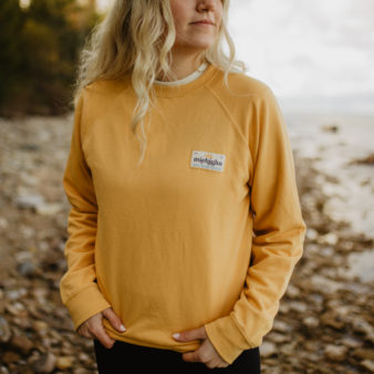 Michigan Patch Lightweight Crewneck